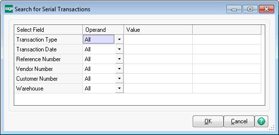 SearchSerialTransaction