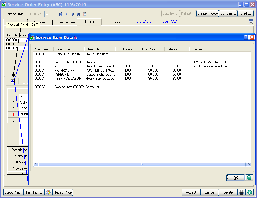 ServiceOrderLinesShowAll