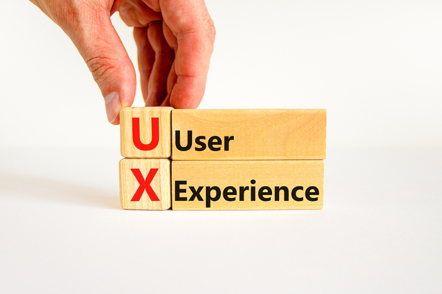blocks with words User Experience to promote ERP’s user experience