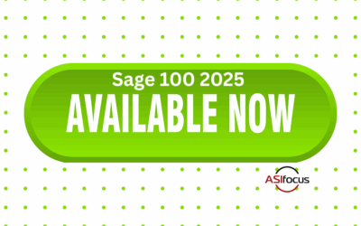 Sage 100 2025 Now Available