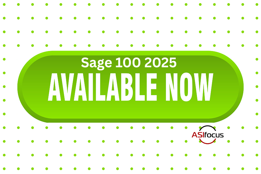 Sage 100 2025 Available Now