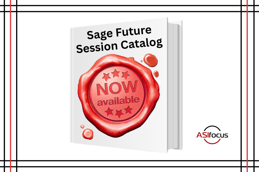 Sage Future Update:  Session Catalog Now Available
