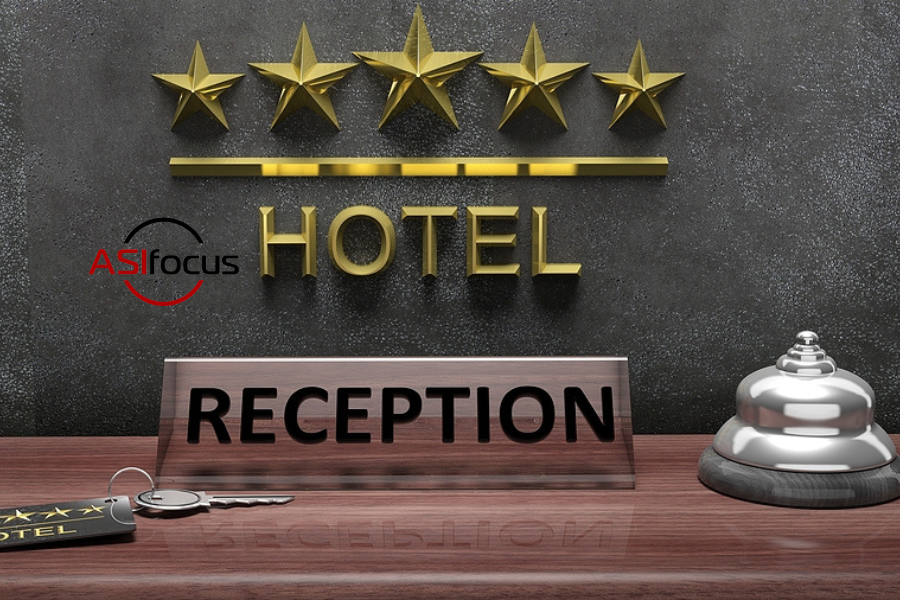 Hotel reception desk - hotel accounting